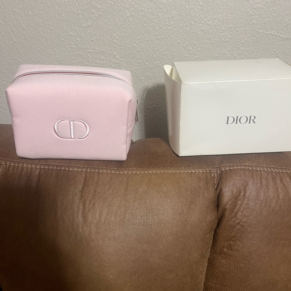 Dior Blush Pink Makeup Bag